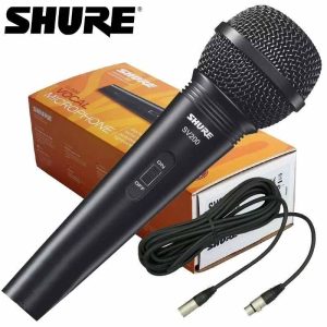 MICROFONO SHURE SV200 VOCAL DINAMICO CON CABLE