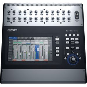 CONSOLA DIGITAL QSC TOUCHMIX-30  24 CANALES  FISICOS DIRECTOS PARA MICROFONO