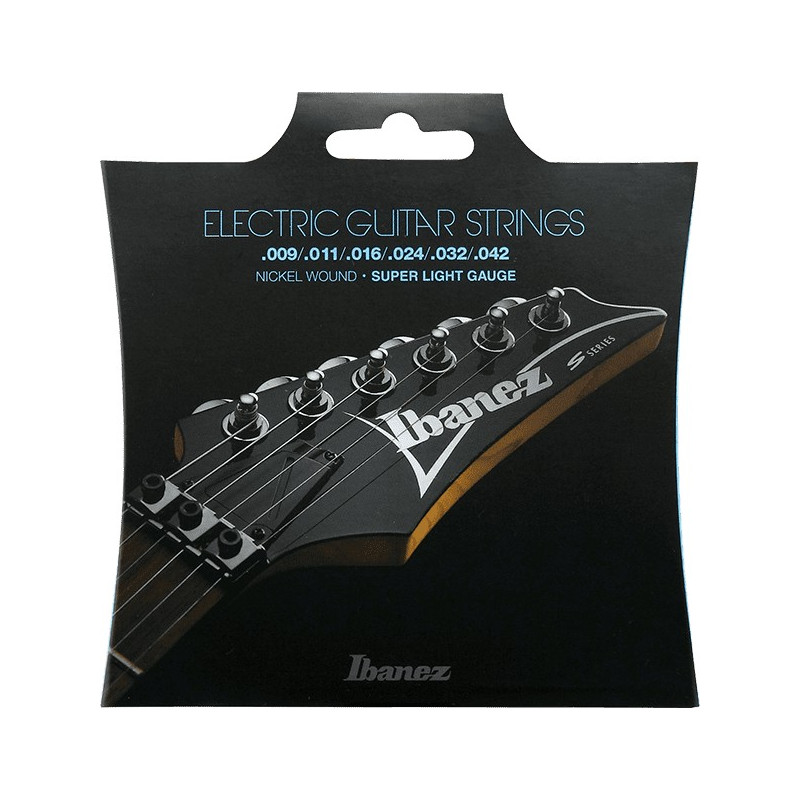 Encordado Ibanez Guitarra Eléctrica Iegs6 9 42 super light