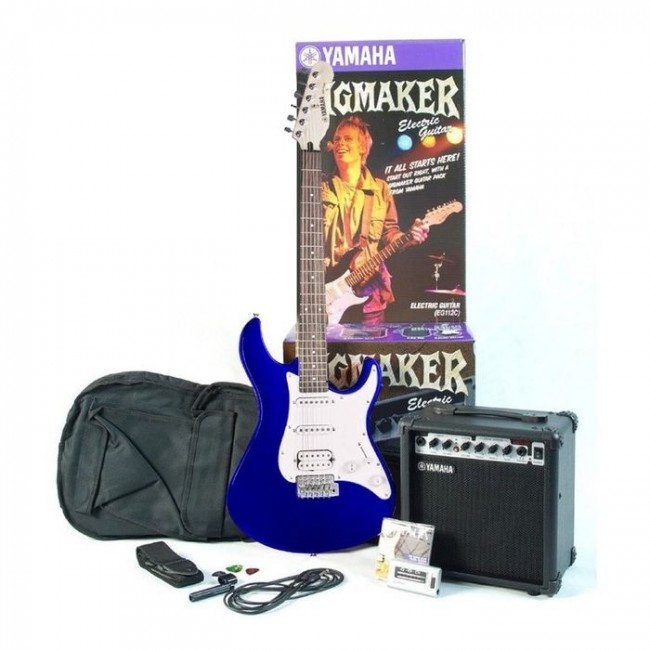 GUITARRA ELECTRICA KIT CON AMP/METALLIC BLUE/AZUL EG112GPIIMBU