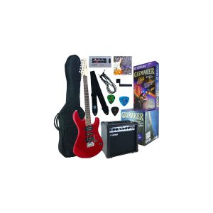 GUITARRA ELECTRICA KIT CON AMP/METALLIC RED ERG121GPIIMR