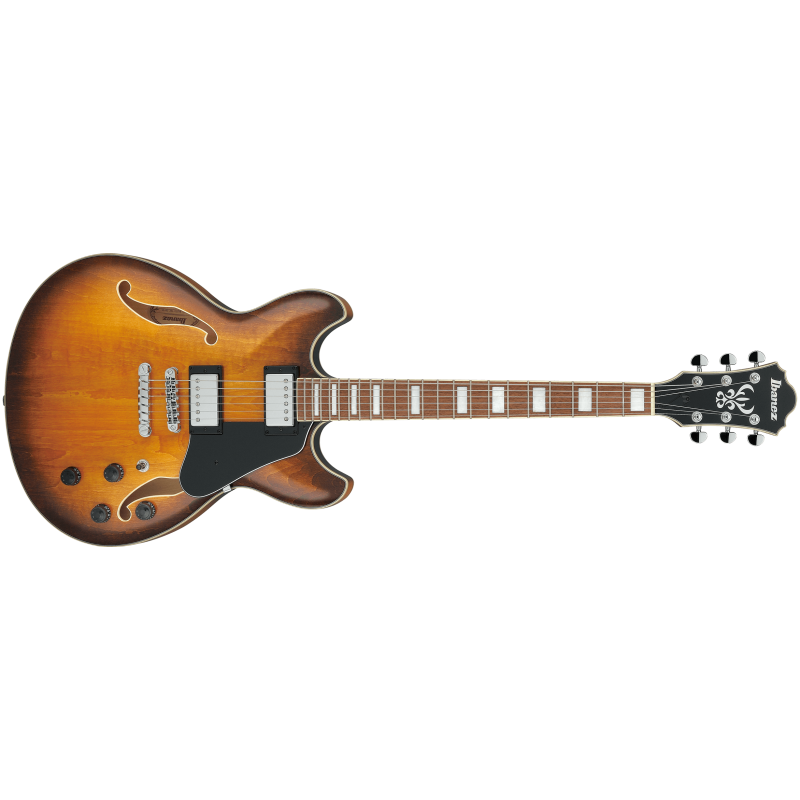 Guitarra Eléctrica Ibanez Hollow Body As73-Tobacco Brown