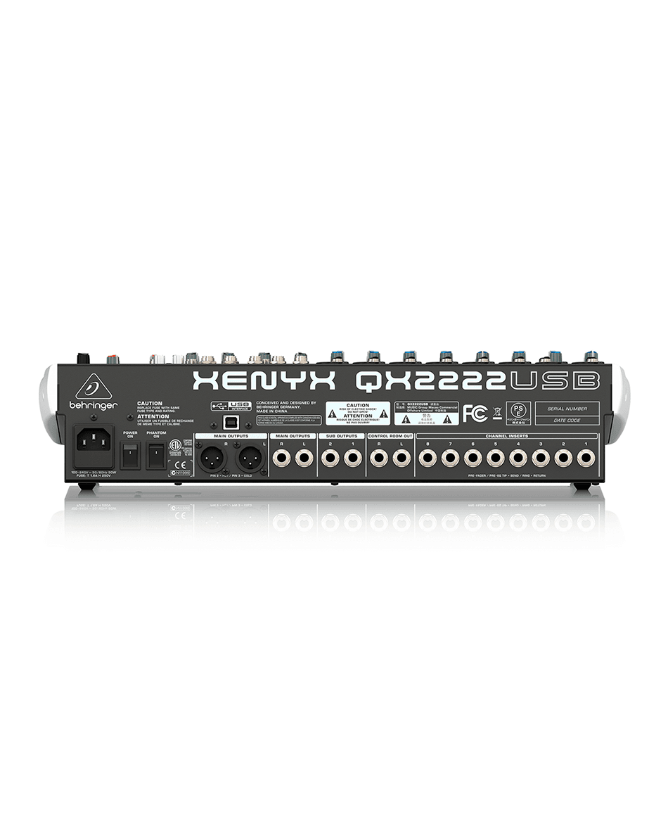 MEZCLADOR BEHRINGER QX2222USB - Imagen 3