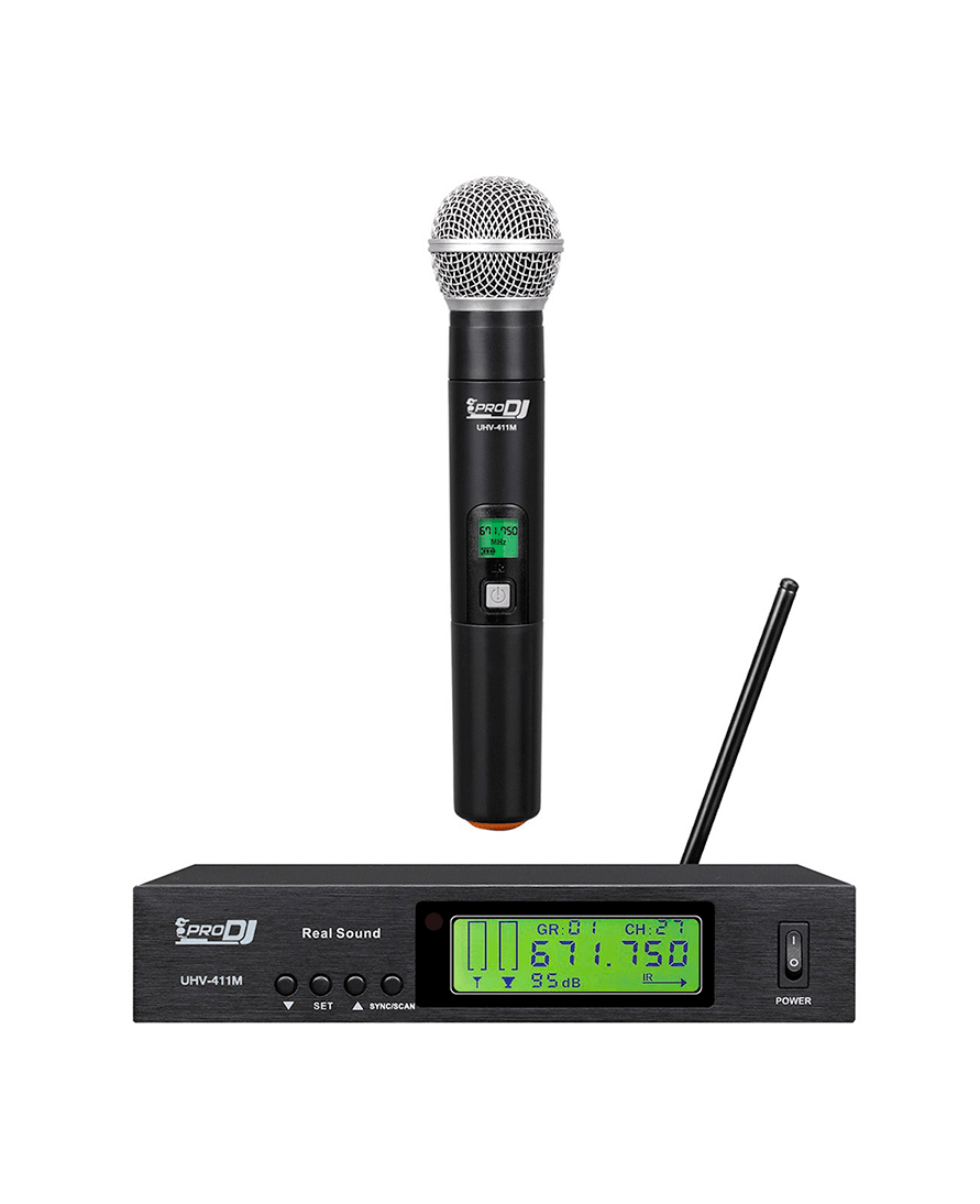 MICROFONO INALAMBRICO UHV-411M PRODJ