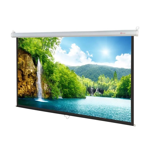 TELON DE PROYECCION PARA VIDEO BEAM DE 2.80MT X 2.10 MT DE PARED
