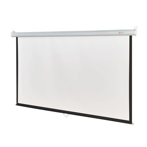 TELON DE PROYECCION PARA VIDEO BEAM DE 2.80MT X 2.10 MT DE PARED - Imagen 2