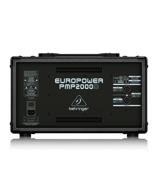 CONSOLA AMPLIFICADA PMP2000D BEHRINGER DE 2000 VATIOS - Imagen 2