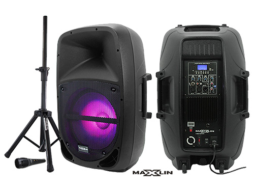 Cabina Activa Maxlin 960W CABI15PMXE DE 15 PULGADAS - Imagen 4