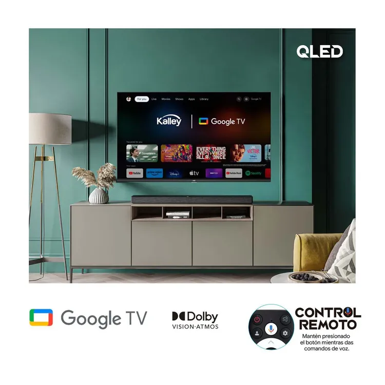 TV KALLEY 50 PULGADAS KGTV50 QLED 4K UHD - Imagen 2