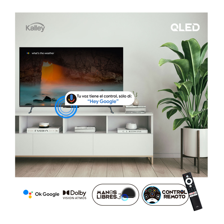 TV KALLEY 55 PULGADAS KGTV55 QLED 4K UHD - Imagen 2