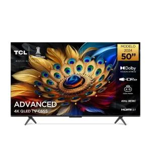 TV TCL 50 PULGADAS C655 4K-UHD QLED Google Tv
