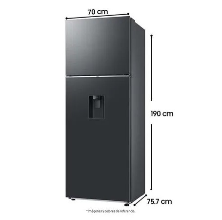 Nevera SAMSUNG No Frost Congelador superior 520L Color Negro
