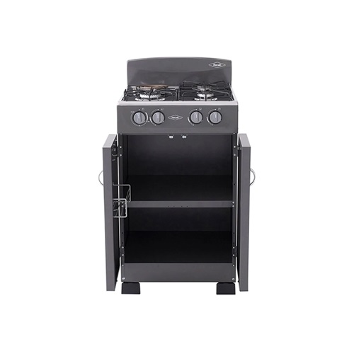 ESTUFA ROMERO GABINETE TORRE MIXTA 3x1 GAS NATURAL PLATA