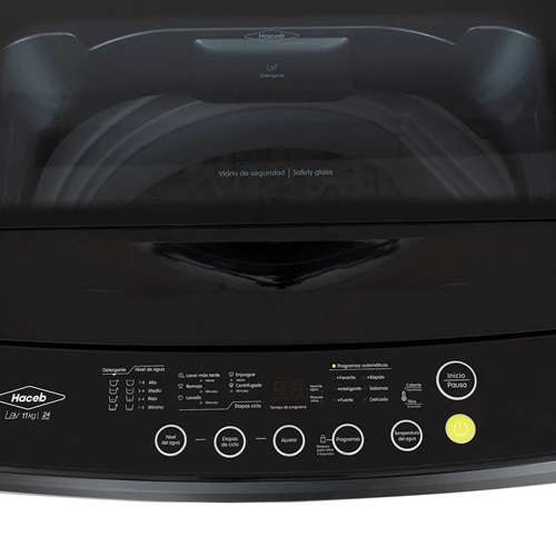 Lavadora HACEB Carga Superior 11KG Color Gris - Imagen 2