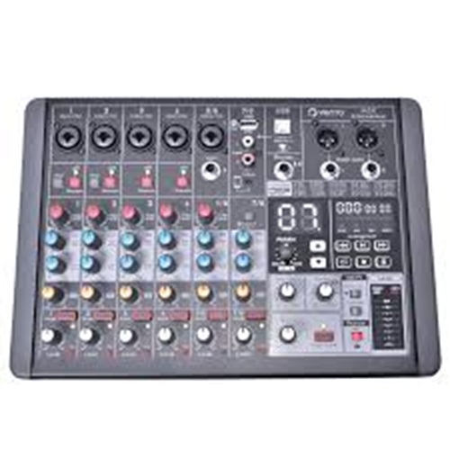 Mezclador de 6 canales con interface, efectos, Bluetooth y puerto USB M6x