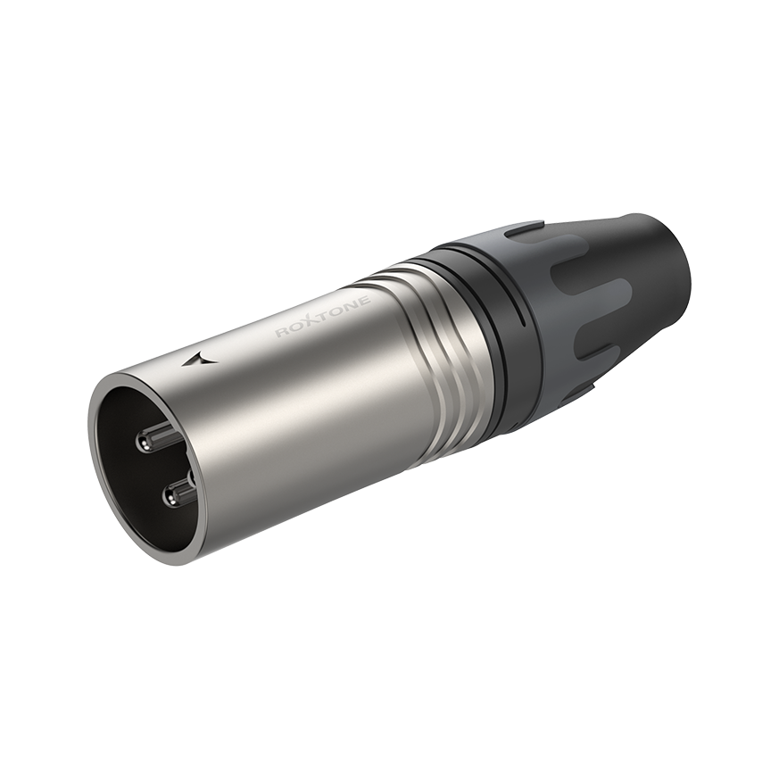 CONECTOR PLUG XLR XM3NT DE 3 POLOS