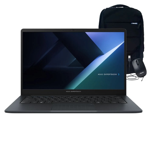 Portatil Asus ExpertBook + Morral Intel Core i3-1315U/Ram 8GB/512GB SSD/14″ FHD
