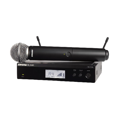 Sistema Vocal Inalámbrico Montable en Rack con SM58 BLX24R/SM58