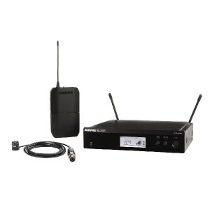 Sistema Inalámbrico montado en rack para Presentador con micrófono de solapa BLX14R/W85M