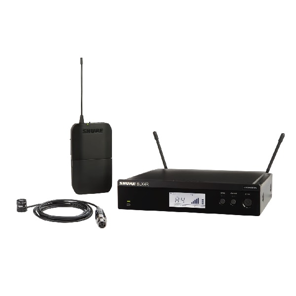 Sistema Inalámbrico montado en rack para Presentador con micrófono de solapa BLX14R/W85M